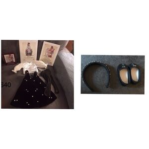 American Girl Samantha’s  Black and White Doll Outfit Set